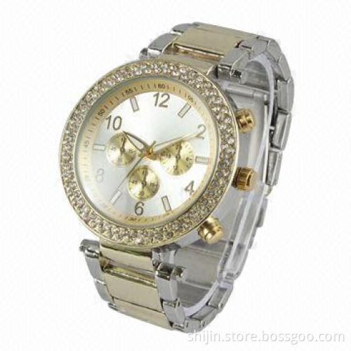 Metal Alloy Quartz Watch with Japan Movement IPG or Customized